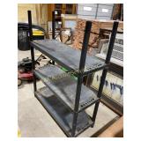 Plastic Shelving Unit - Missing Top Shelf 42 in.