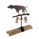 Pointer dog weather vane