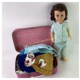 Chatty Cathy doll, string pulls, hair matted,