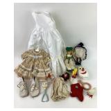 Irish Blinking doll, France Souvenir can-can