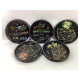 Souvenir Metal Trays U.S. States