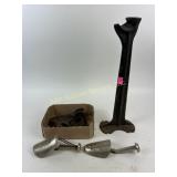 Cast-iron *Jersey* shoe anvil, assorted cast-iron
