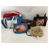 1970s Bicentennial purse, other purses including