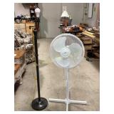 Air tech oscillating fan , powers on, adjustable