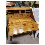 Oak Secretary desk, 31Wx20Dx49H