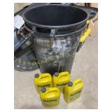 Prestonï¿½s Anti Freeze & 2 Garbage Barrels
