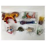 Embroidered horses, Mickey Mouse watch, Las Vegas