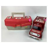 Buddy L Ambulance toy, child