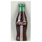 Enamel metal Coca-Cola thermometer advertising