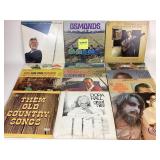 Vinyl records: Kenny Rogers, Stonewall Jackson,