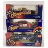 Die-Cast NASCAR Cars: Ward Burton, Atwood, and Mik