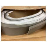 (2) boxes of Tarkett floor base in color :Steel.