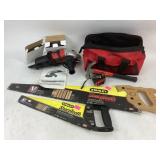 (2) Stanley sharp tooth saws: 15in & 26in