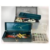 Hard plastic Tuff -Box w/contents: tools