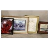Framed art: Boat Print, ï¿½Tug of Warï¿½ frame