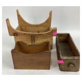 Sewing machine Cabinet drawer, Weis Dovetail wood