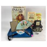 Singer sewing tin with handles, Rogers and Smith