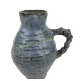 Studio art pottery jug, signed
