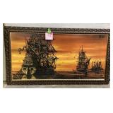 MCM Keith ( Milton) Lee Print laid onto Masonite