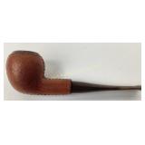 Tobacco pipe Derby pigskin & briar Italy wear