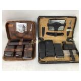 (2) menï¿½s grooming kits-one contained in genuine