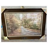 Lg framed print by D. Romanello. Approx 44.5L X