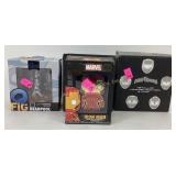 Marvel-iron man POP! Pin, HULK 3-D comic standee,