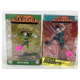 (2) my hero academia super figure collection