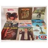Vinyl records: Heart, Aerosmith, Foghat,