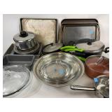 Copper chef 2.5qt sauce pan w/lid,
