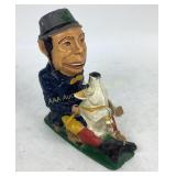 a cast iron mechanical bank repo of  "Paddy