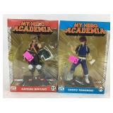 (2) my hero academia super figure collection