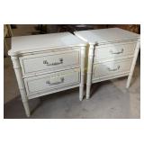 Bali Hai end tables, 22Wx16Dx25