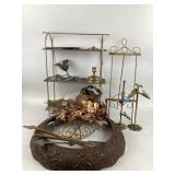 Brass, copper & other metal items incld: tea
