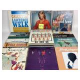 Vinyl records: Frank, Sinatra, Andy Gibb, Buddy