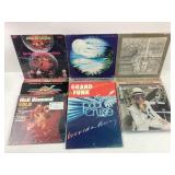 Vinyl records: Elton John, Grand Funk, Dan