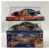 Die-Cast NASCAR Cars: Tony Stewart, Kevin Harvick,