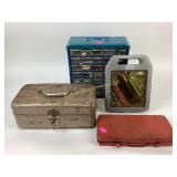 Metal toolbox w/ contents: Popular mechanics