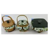 Longaberger St. Patrickï¿½s Day baskets with liners