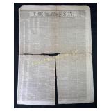 Baltimore Sun Newspaper May 21, 1862
