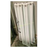 (9) Hanging light fixtures - powers on