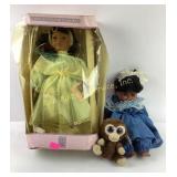 porcelain African-American doll Emanuelle -