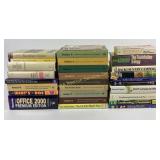Computer tech books, educational books, self-help