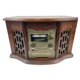 Innovative technology wooden music center with
