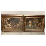 Framed Art of Victorian Courting Scenes,