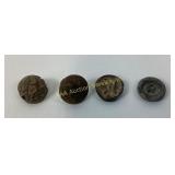 Dug Civil War Union Infantry uniform buttons