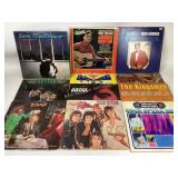 Vinyl records: Bay City Rollers, The Kingsmen,