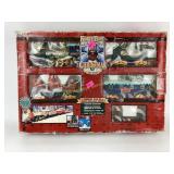 North pole Christmas express animated train set.