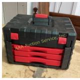 Craftsman Plastic Carry Tool Box with 3 Drawers