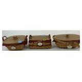 Longaberger Tree trimmings baskets with liners